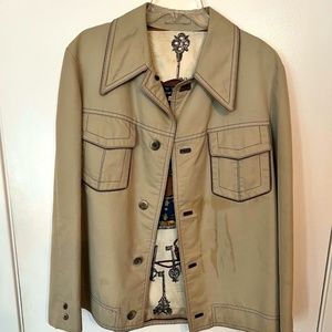 Cortefiel men's leisure jacket - vintage - 44L - Made in Spain